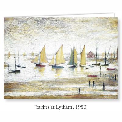Yachts at Lytham by L S lowry